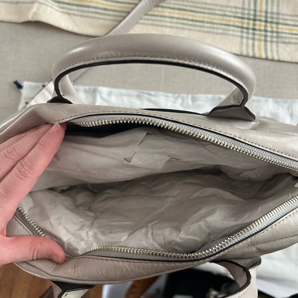 HS16IFCX02-Tan-2.jpg?v-cache=  REBECCA MINKOFF Camel Vanity Zip Satchel Detachable Strap Purse Bag